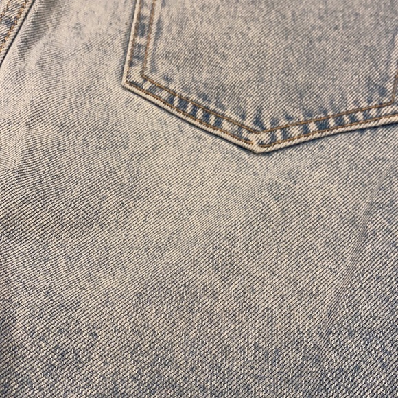 𝗡𝗪𝗧 𝗭𝗮𝗿𝗮 • Ripped Denim Mini Skirt TRF - Picture 8 of 11